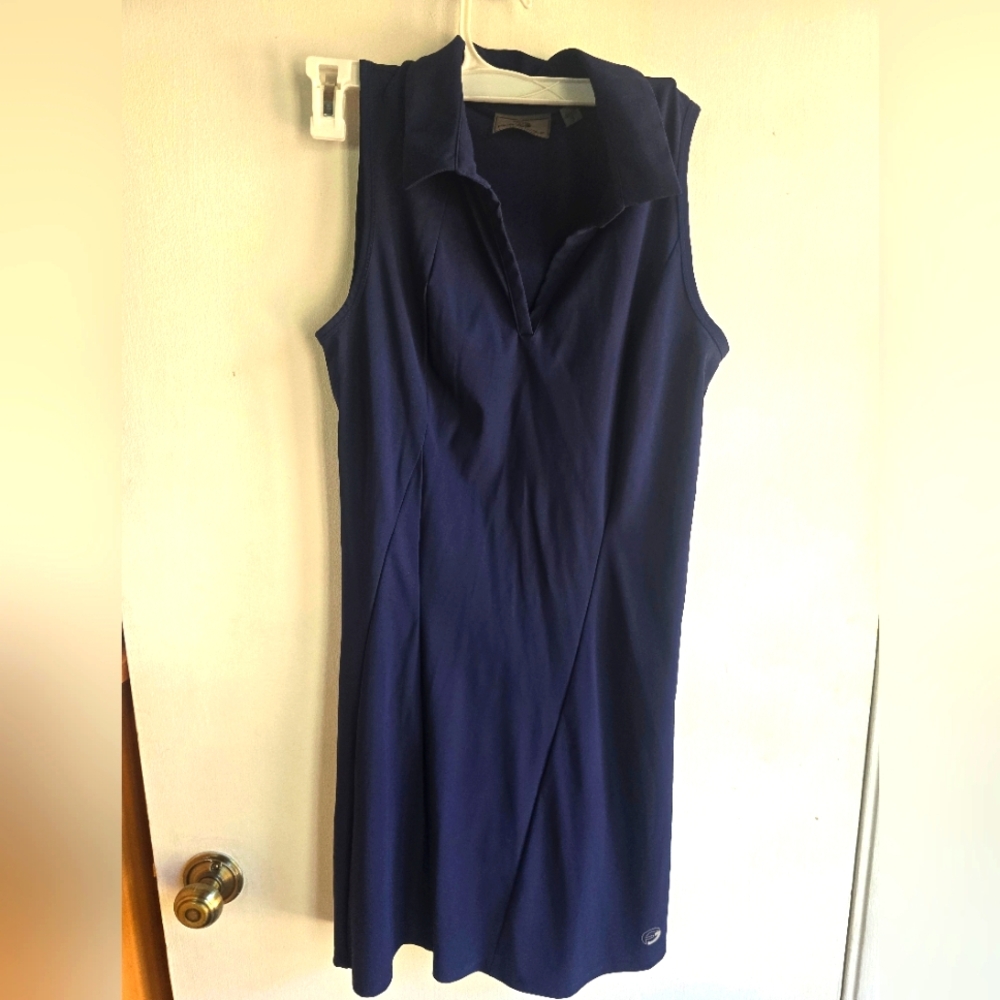 Foray Golf Sleeveless Navy Dress Small